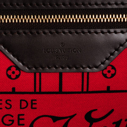 Louis Vuitton Damier Ebene Neverfull MM 6 of 8