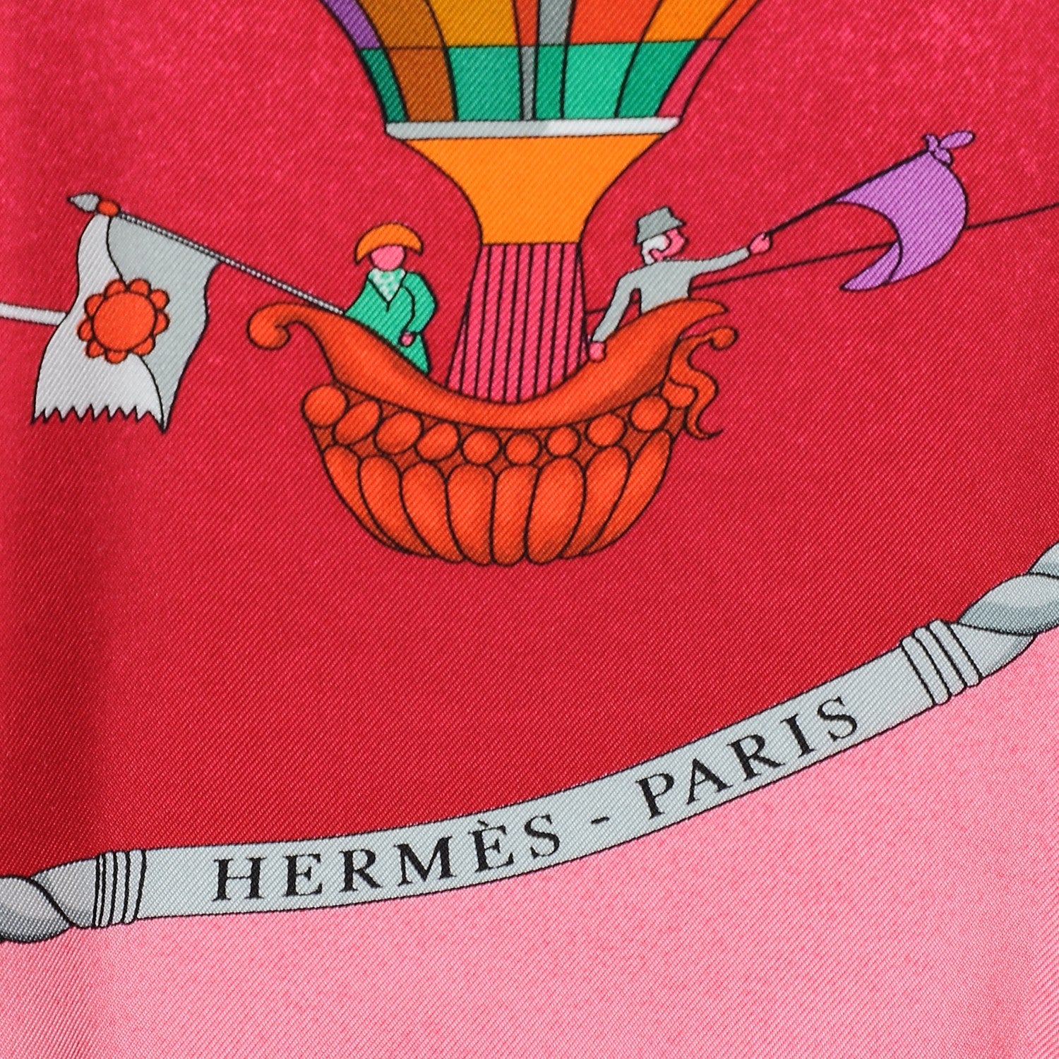 Hermes Silk Les Folies Du Ciel Scarf 90 4 of 7