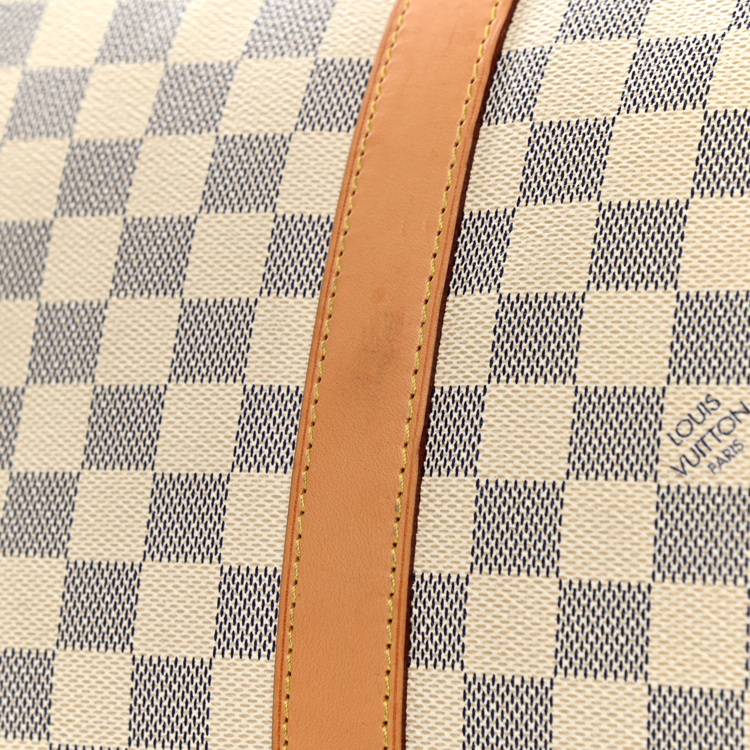 Louis Vuitton Damier Azur Keepall 50 10 of 14