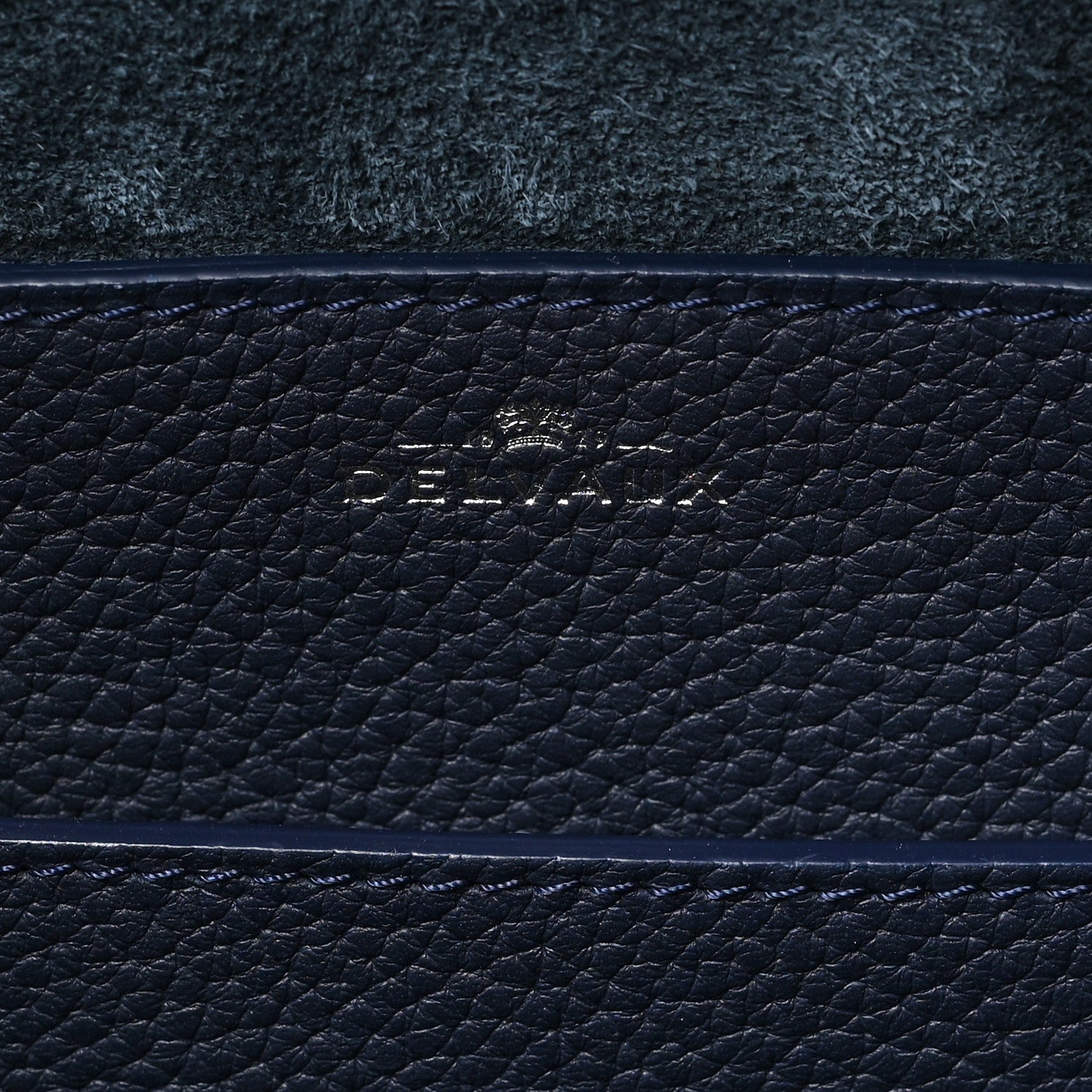 Delvaux Taurillon Soft Cool Box MM Satchel Navy 7 of 9