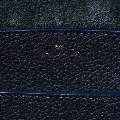 Delvaux Taurillon Soft Cool Box MM Satchel Navy 7 of 9