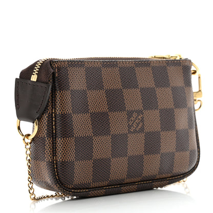 Louis Vuitton Damier Ebene Mini Pochette Accessories 3 of 7