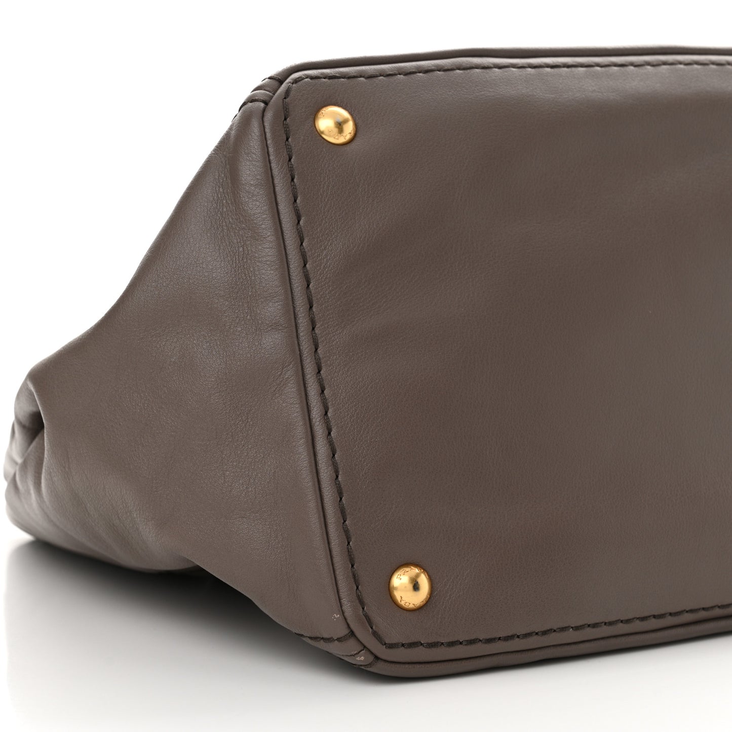 Soft Calfskin Shopping Tote Bambu