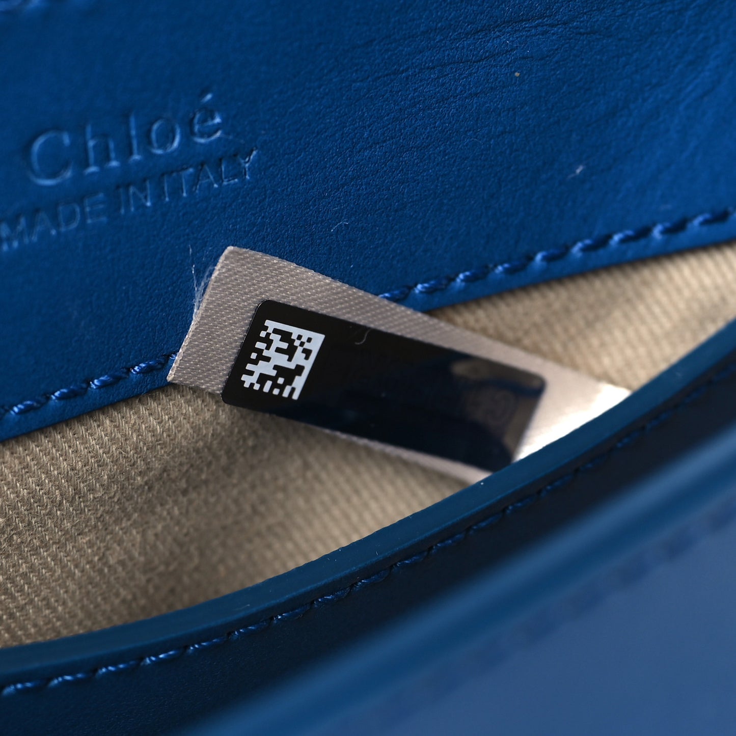 Calfskin Suede C Belt Bag Smoky Blue