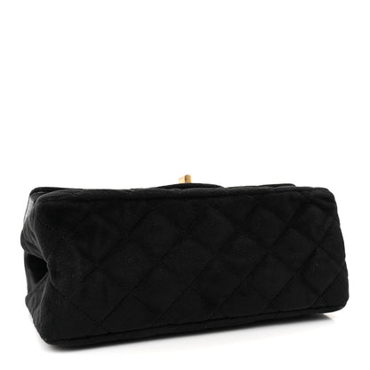 Chanel Velvet Quilted Mini 2.55 Reissue Flap Black 4 of 11