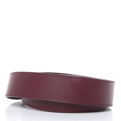 Gucci Moon Calfskin Nickel Double G 40mm Belt 110 44 Strong Red 3 of 8