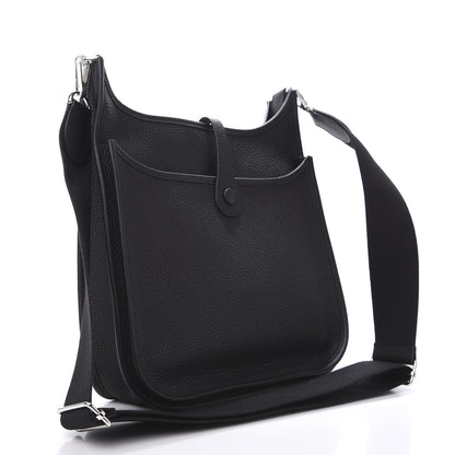 Hermes Taurillon Clemence Evelyne III PM Black 3 of 11