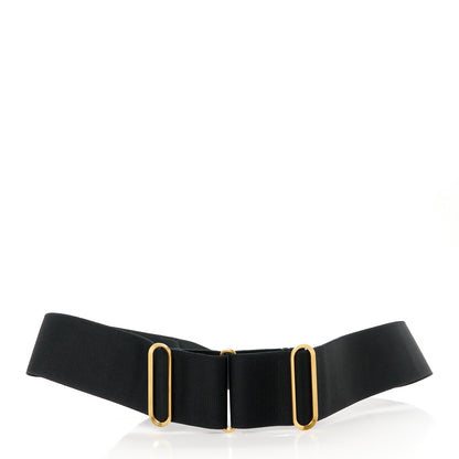 Christian Dior Matte Supple Calfskin Saddle Belt With Pouch L Black 2 of 8