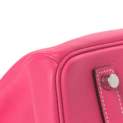 Hermes Epsom Candy Birkin 35 Rose Tyrien Rubis 34 of 43