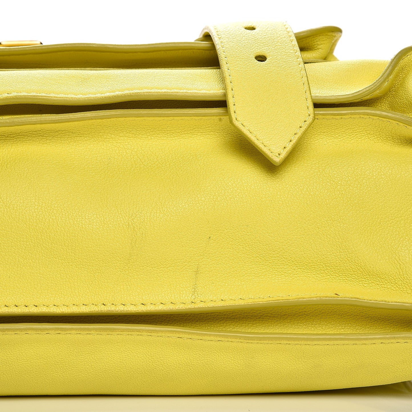 Lambskin Medium PS1 Satchel Citron