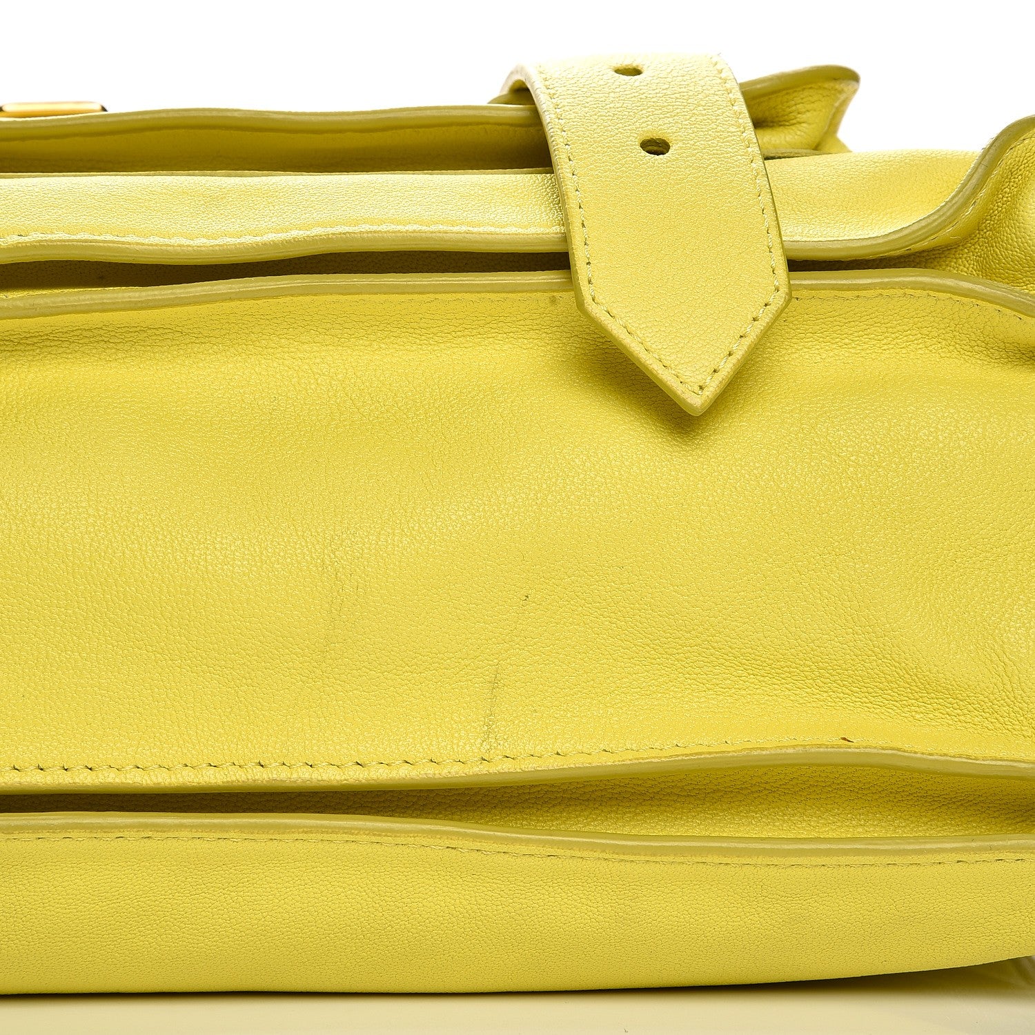 Proenza Schouler Lambskin Medium PS1 Satchel Citron 19 of 20