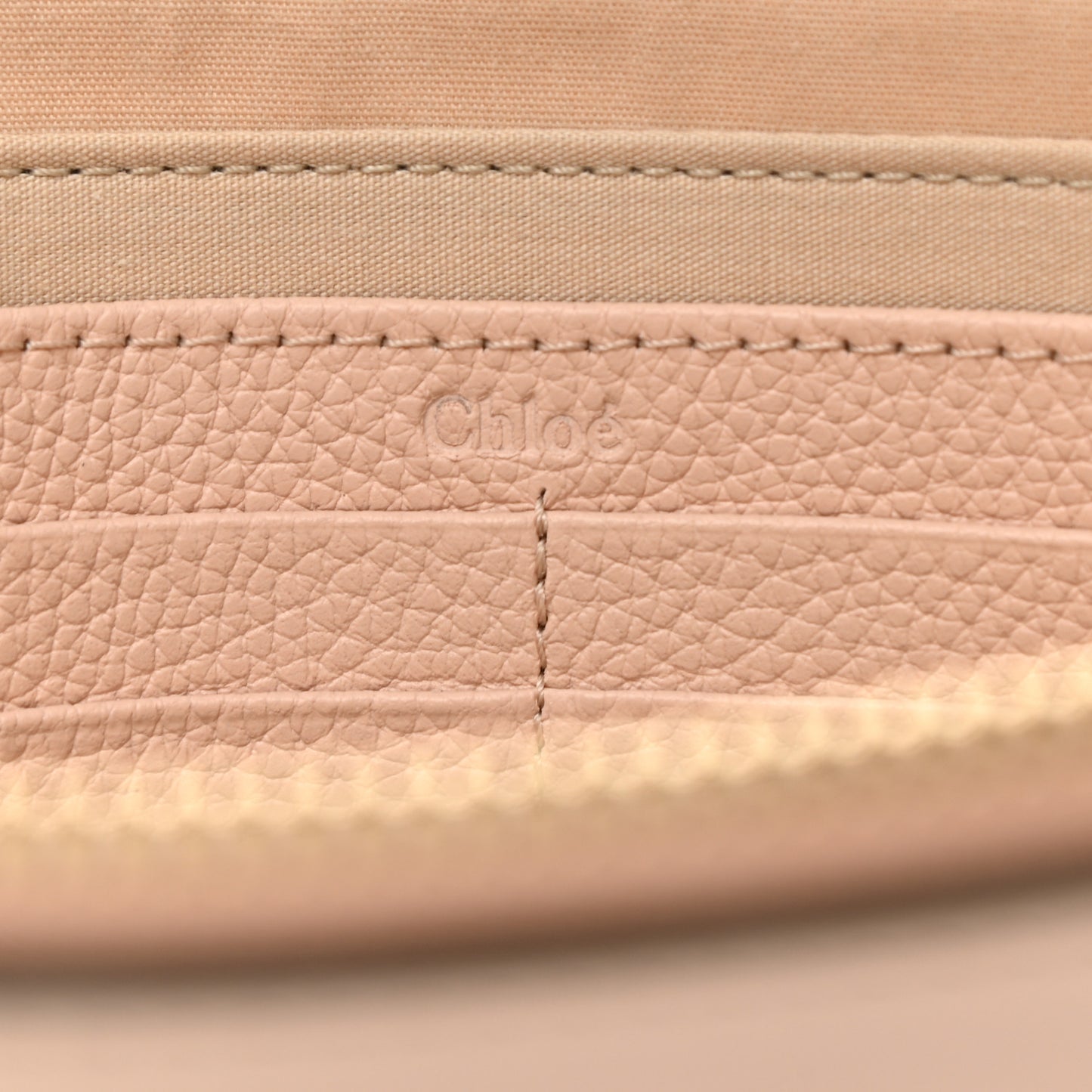 Grained Calfskin Joe Clutch Cement Pink