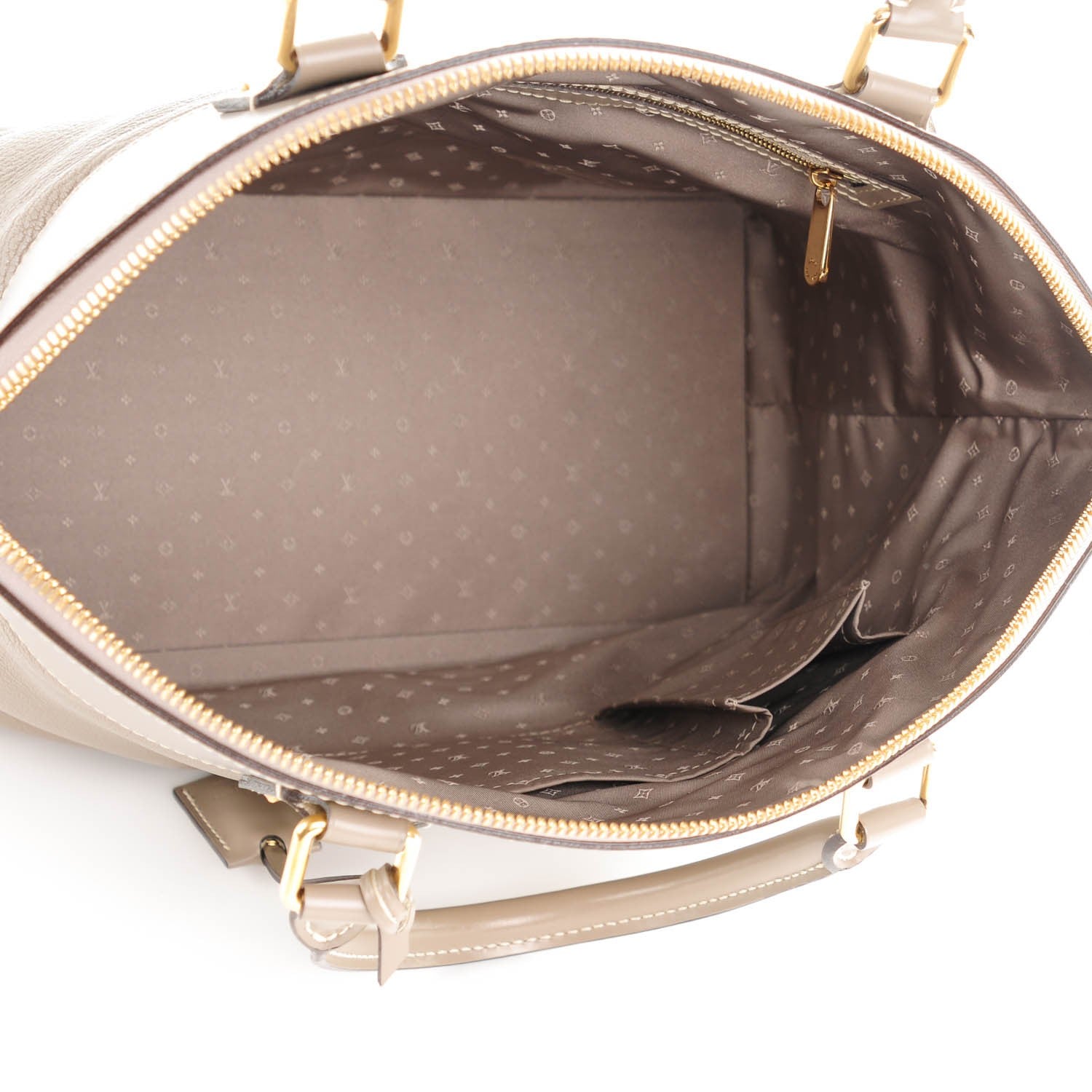 Louis Vuitton Suhali Lockit MM Greige 5 of 7