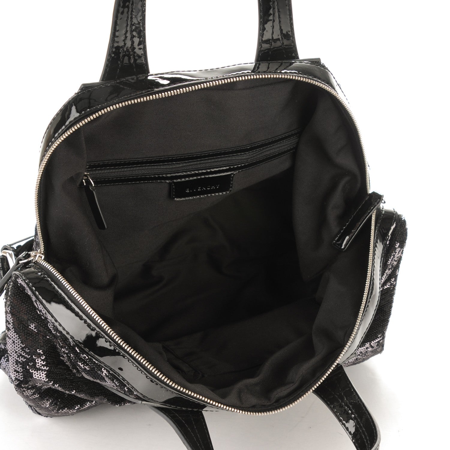 Givenchy Sequin Patent Small Nightingale Black 5 of 7