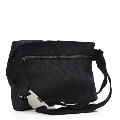 Gucci GG Monogram Double Pocket Belt Bag Black 2 of 9