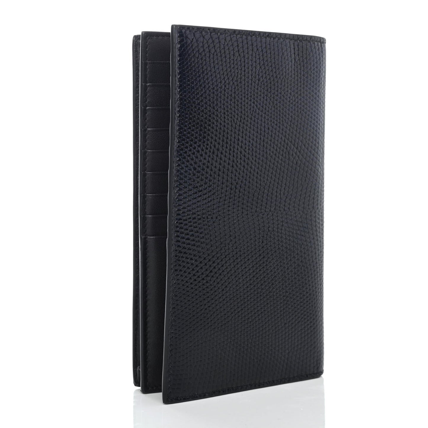 Lizard Nappa Flap Wallet Tourmaline
