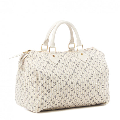 Louis Vuitton Mini Lin Croisette Speedy 30 Blue 3 of 9