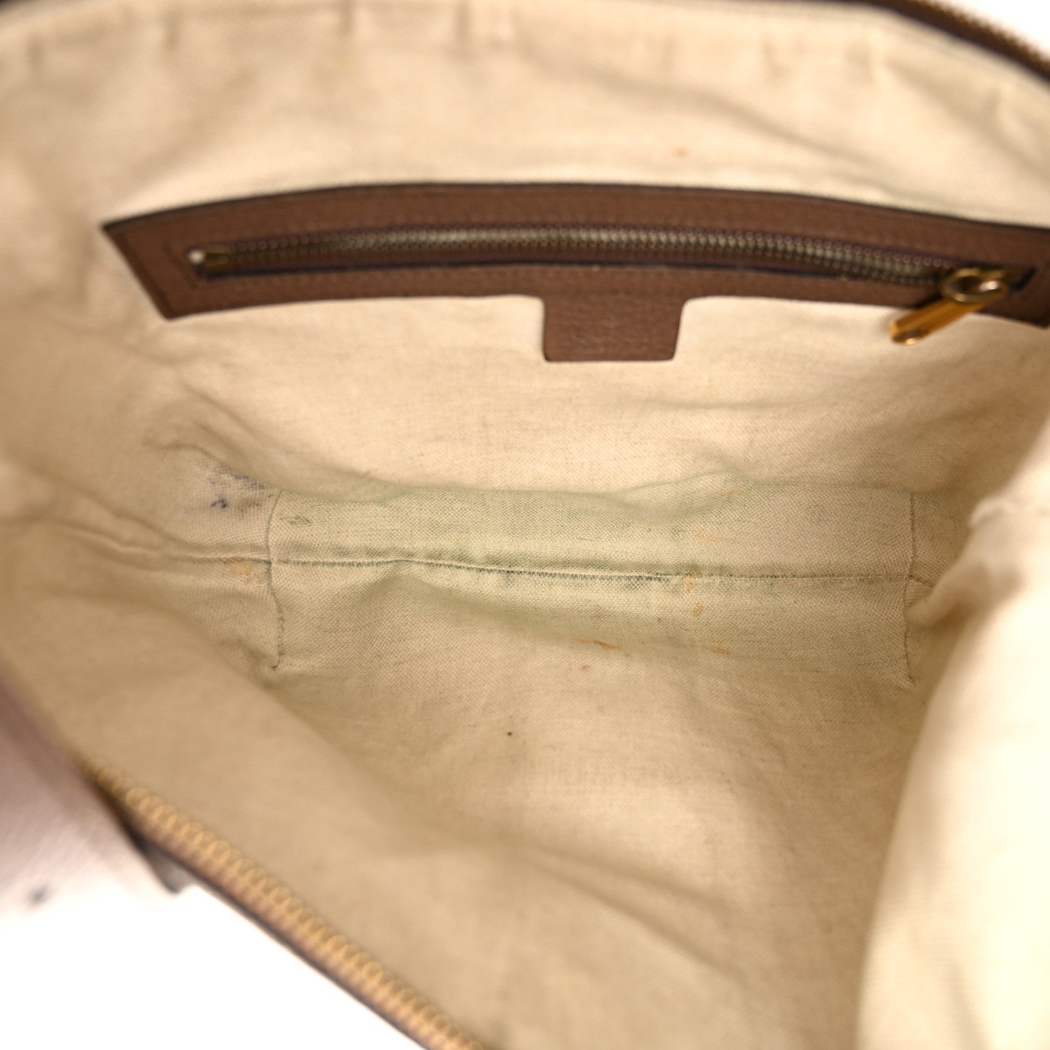 Gucci GG Supreme Monogram Web Small Ophidia Half Moon Hobo Brown 5 of 11