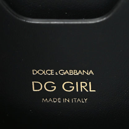 Dolce & Gabbana DOLCE GABBANA Calfskin DG Girls Phone Shoulder Bag Black 6 of 9