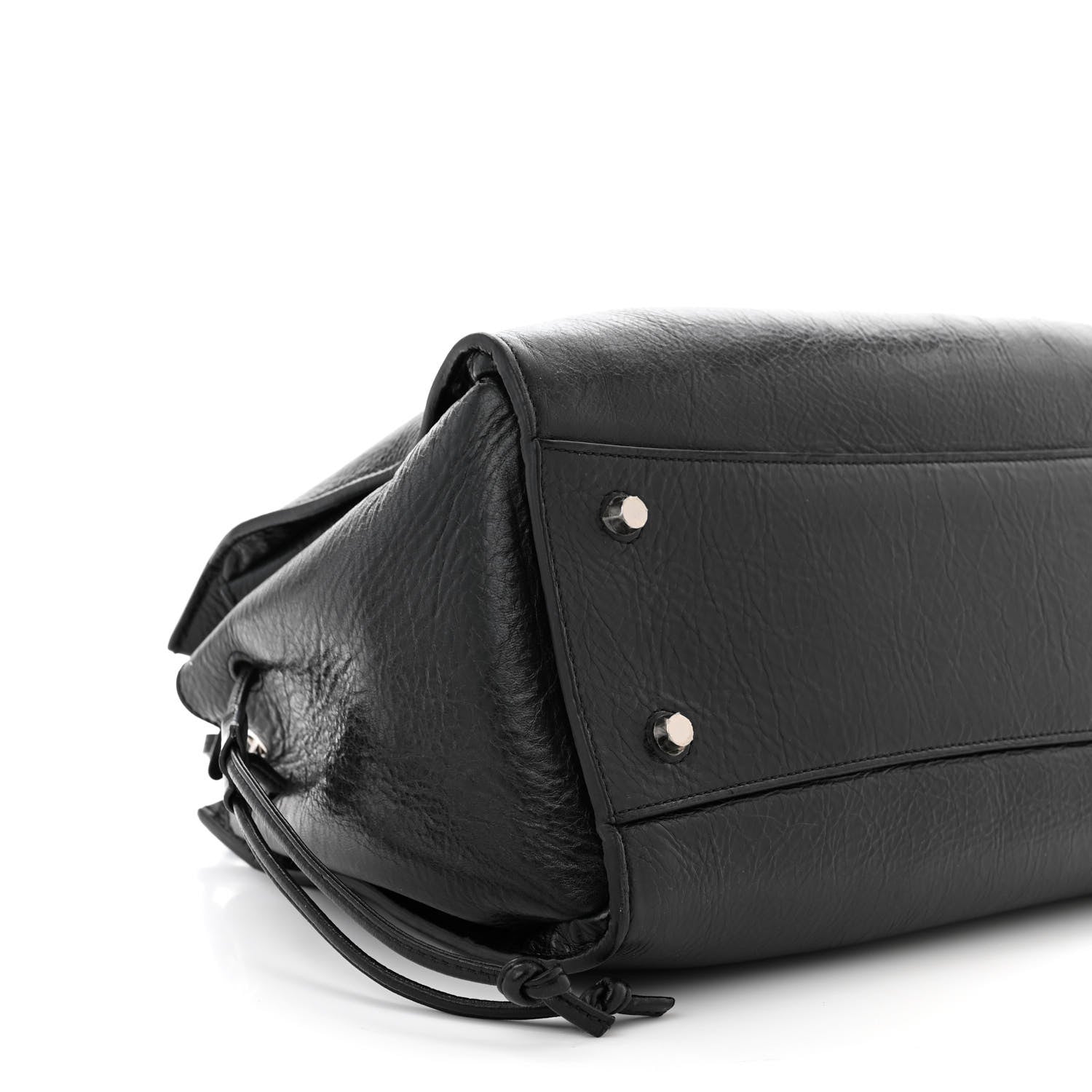 Mulberry High Shine Calfskin Iris Tote Black 10 of 11