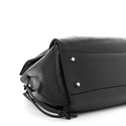 Mulberry High Shine Calfskin Iris Tote Black 10 of 11