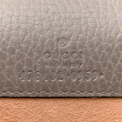 Gucci Dollar Calfskin Crystal Super Mini Dionysus Shoulder Bag Dusty Grey Black Diamond 6 of 16