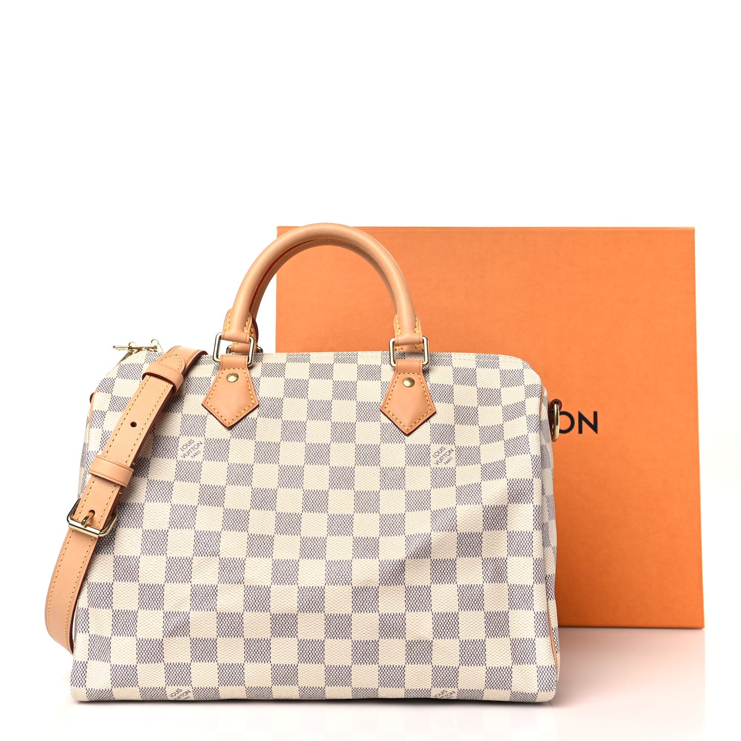 LOUIS VUITTON Damier Azur Speedy Bandouliere 30