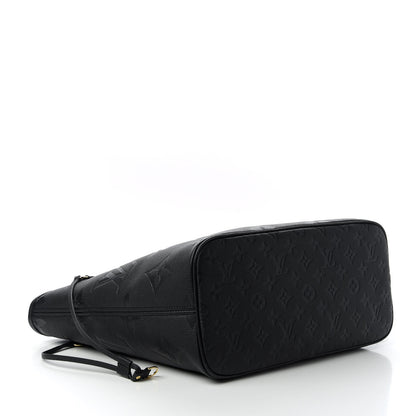 Louis Vuitton Empreinte Monogram Giant Neverfull MM Black 4 of 10