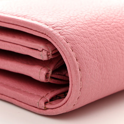 Chanel Goatskin CC Large Gusset Flap Wallet Pink 13 of 14