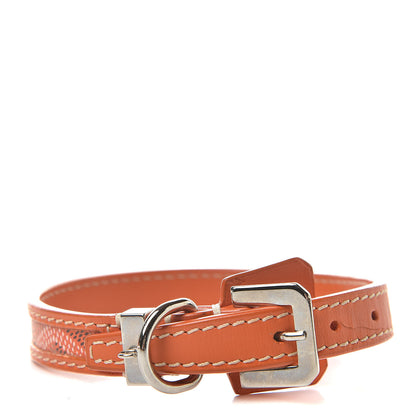 Goyard Goyardine Dog Collar Orange 1 of 6
