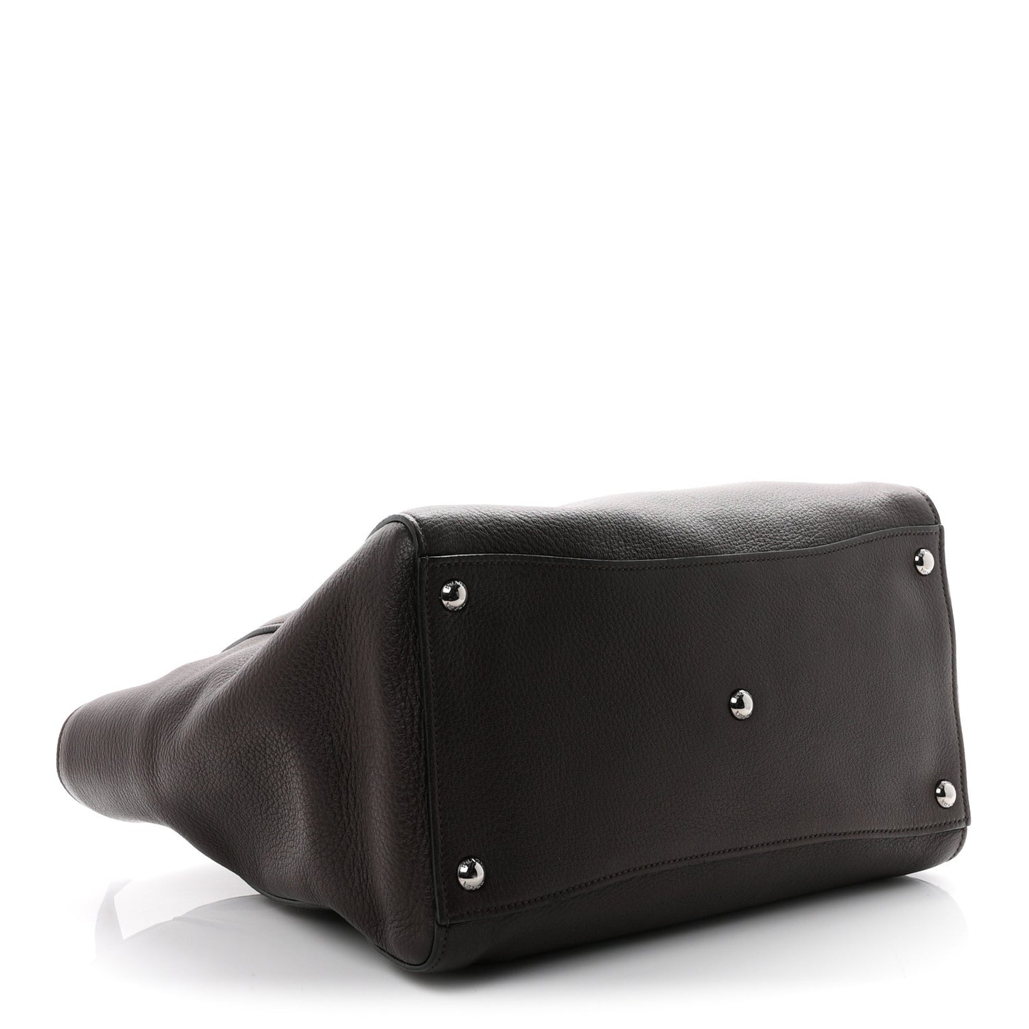 Cervo Deerskin Twin Pocket Tote Caffe