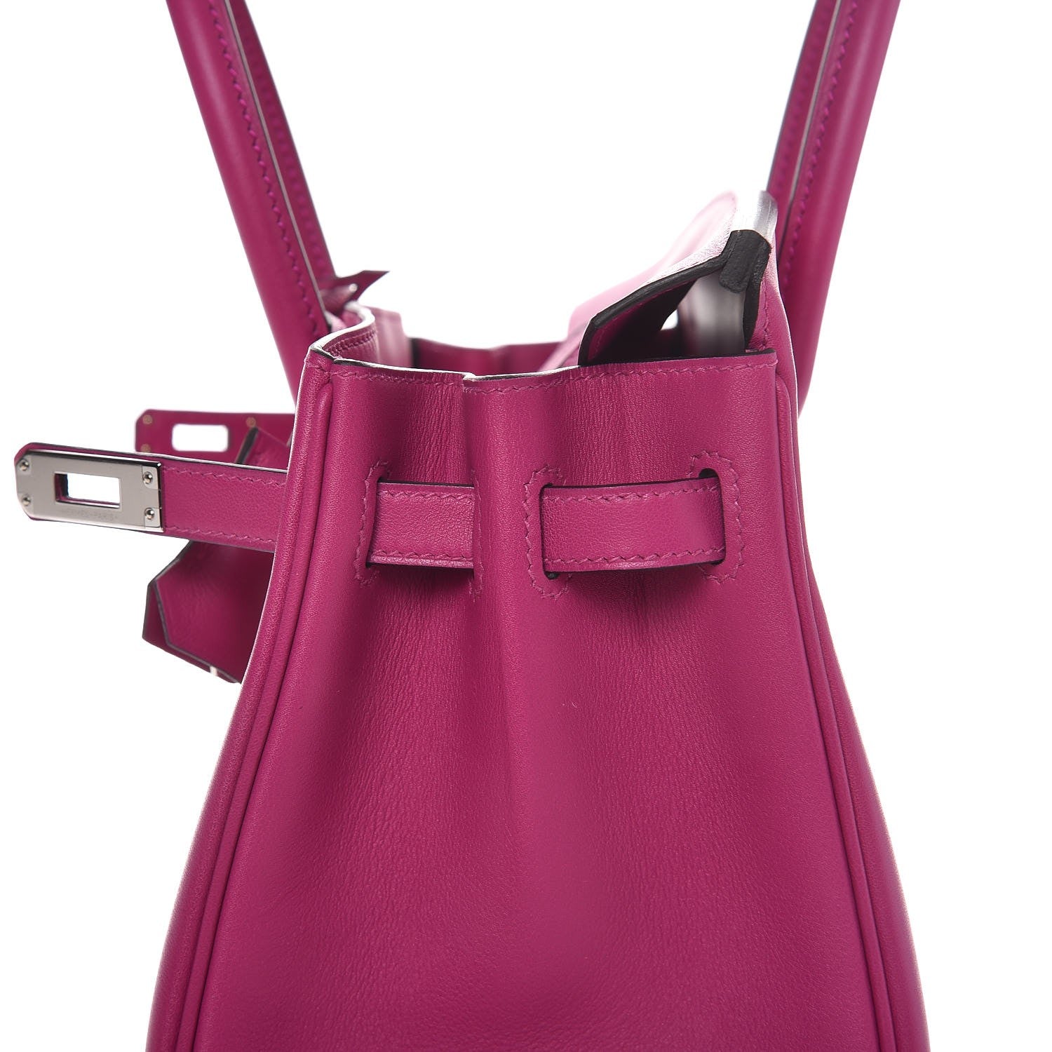 Hermes Swift Birkin 25 Rose Pourpre 15 of 35