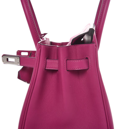 Hermes Swift Birkin 25 Rose Pourpre 15 of 35