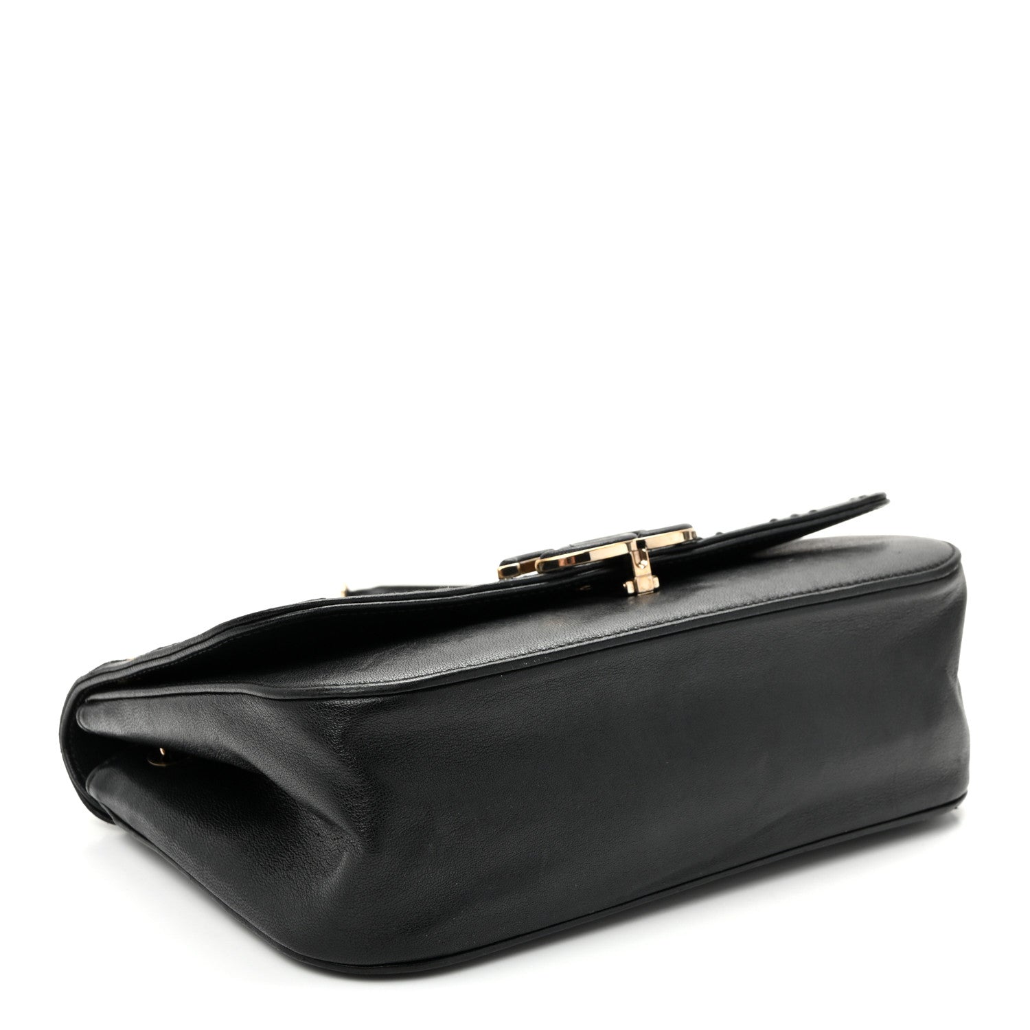Chanel Sheepskin Chain CC Subtle Flap Black 4 of 10
