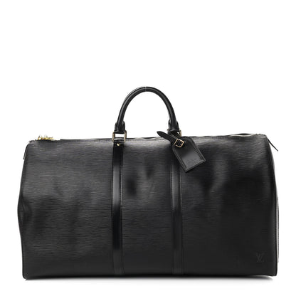 Louis Vuitton Epi Keepall 55 Black 1 of 14