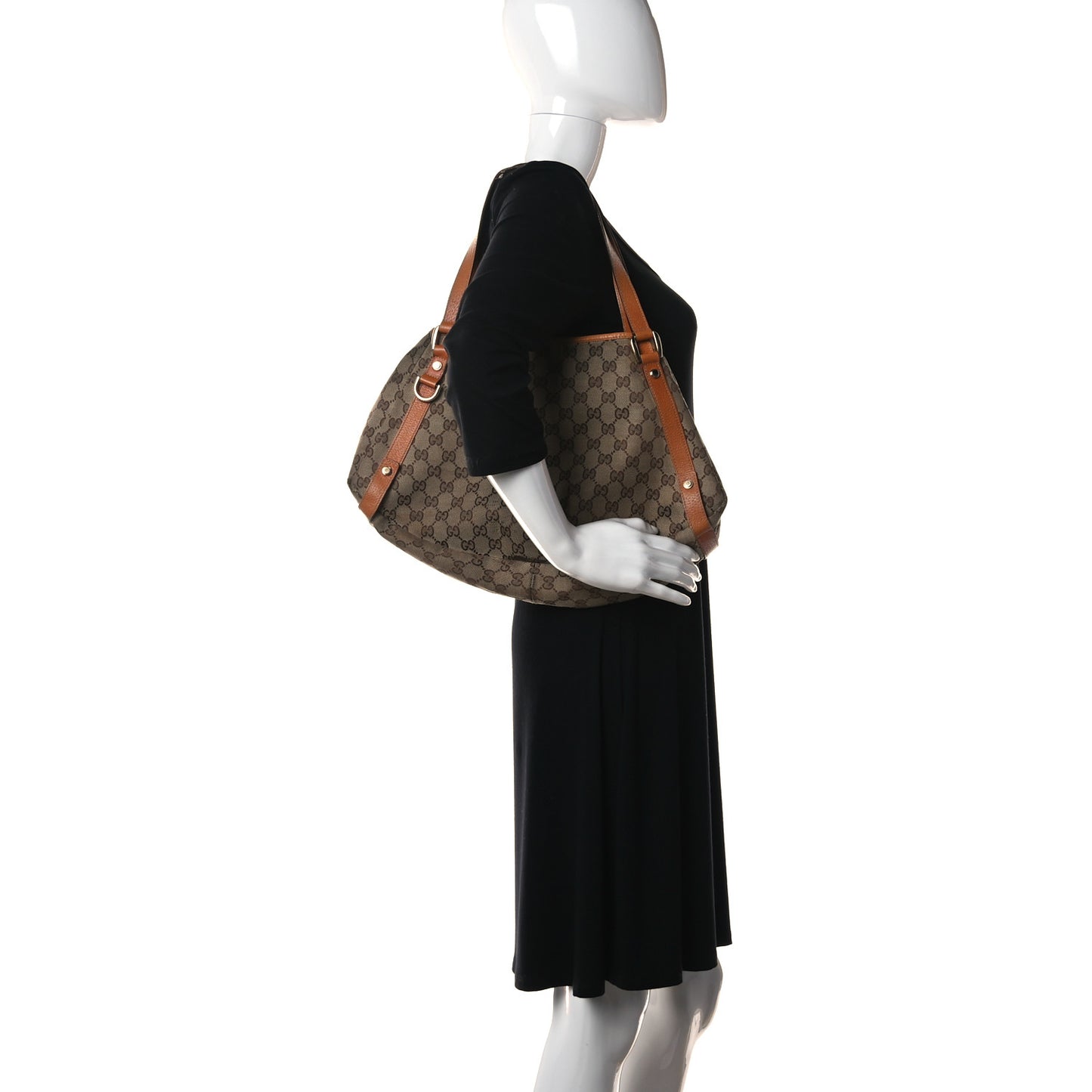 Monogram Medium Abbey Shoulder Bag Orange