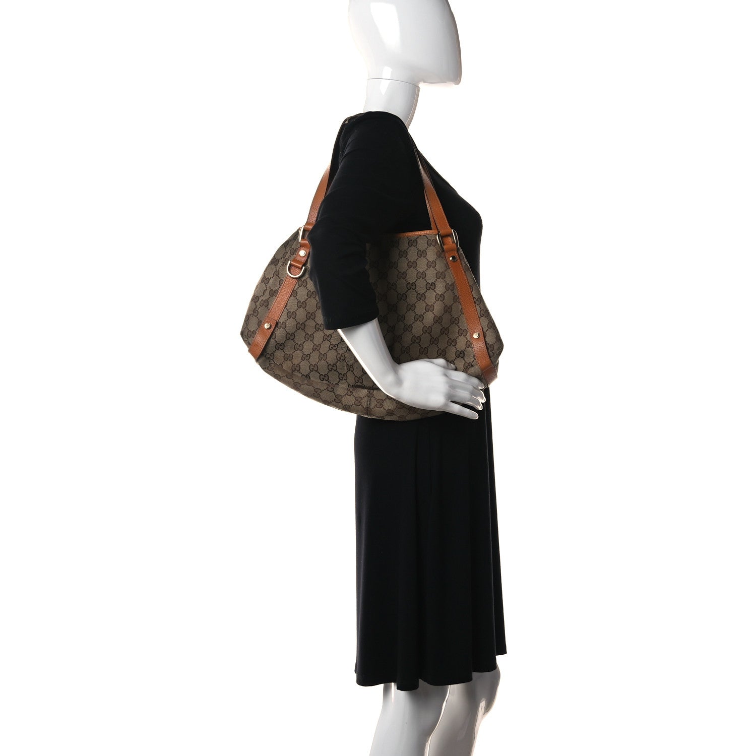 Gucci Monogram Medium Abbey Shoulder Bag Orange 2 of 10