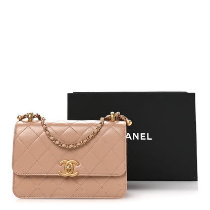 Chanel Calfskin Quilted Perfect Fit Flap Beige 11 of 11