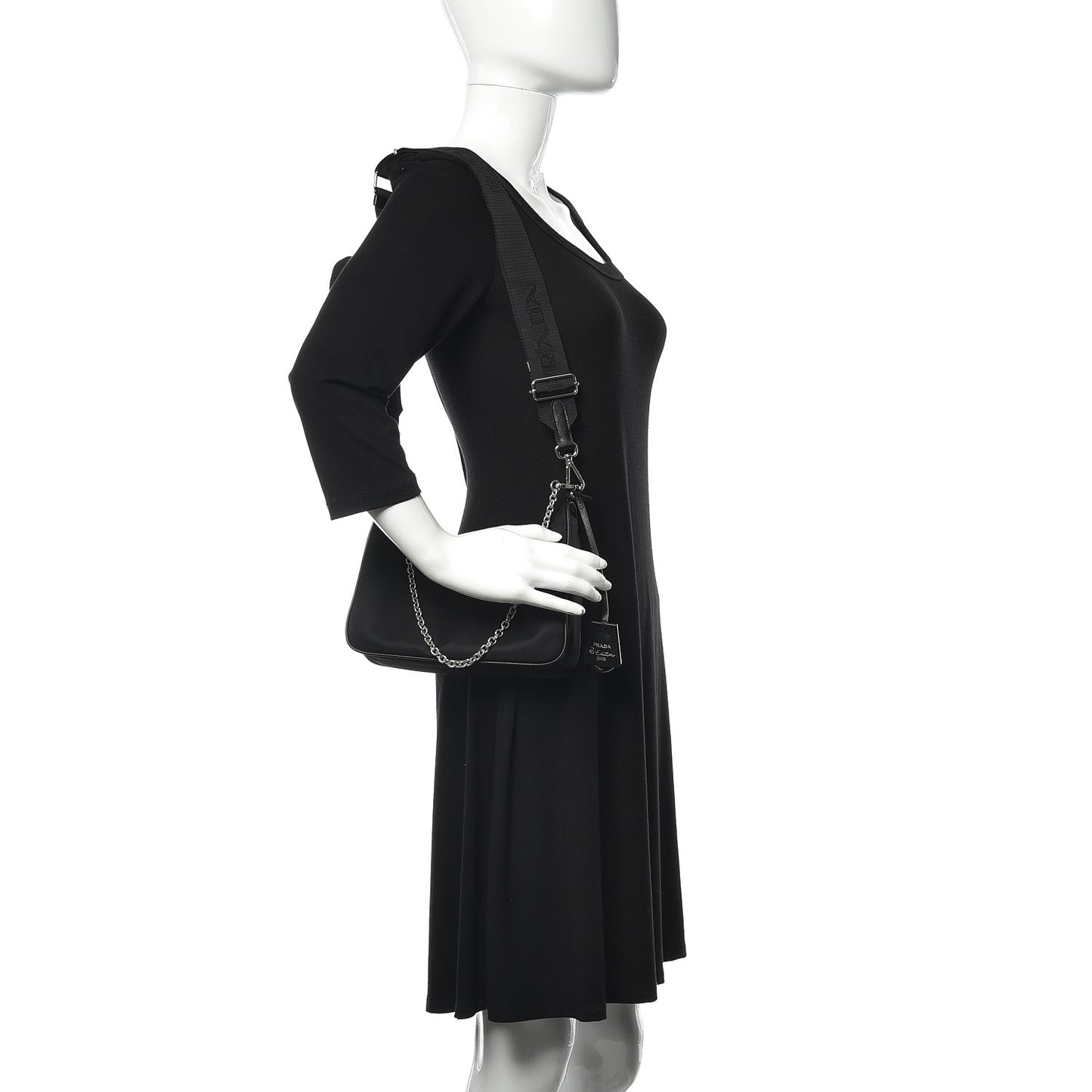 Nylon Re-Edition 2005 Shoulder Bag Black