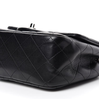 Chanel Lambskin Quilted Mini Square Flap Black 7 of 11