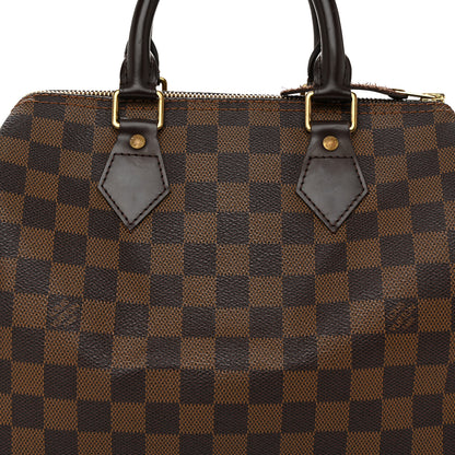 Louis Vuitton Damier Ebene Speedy 25 8 of 10