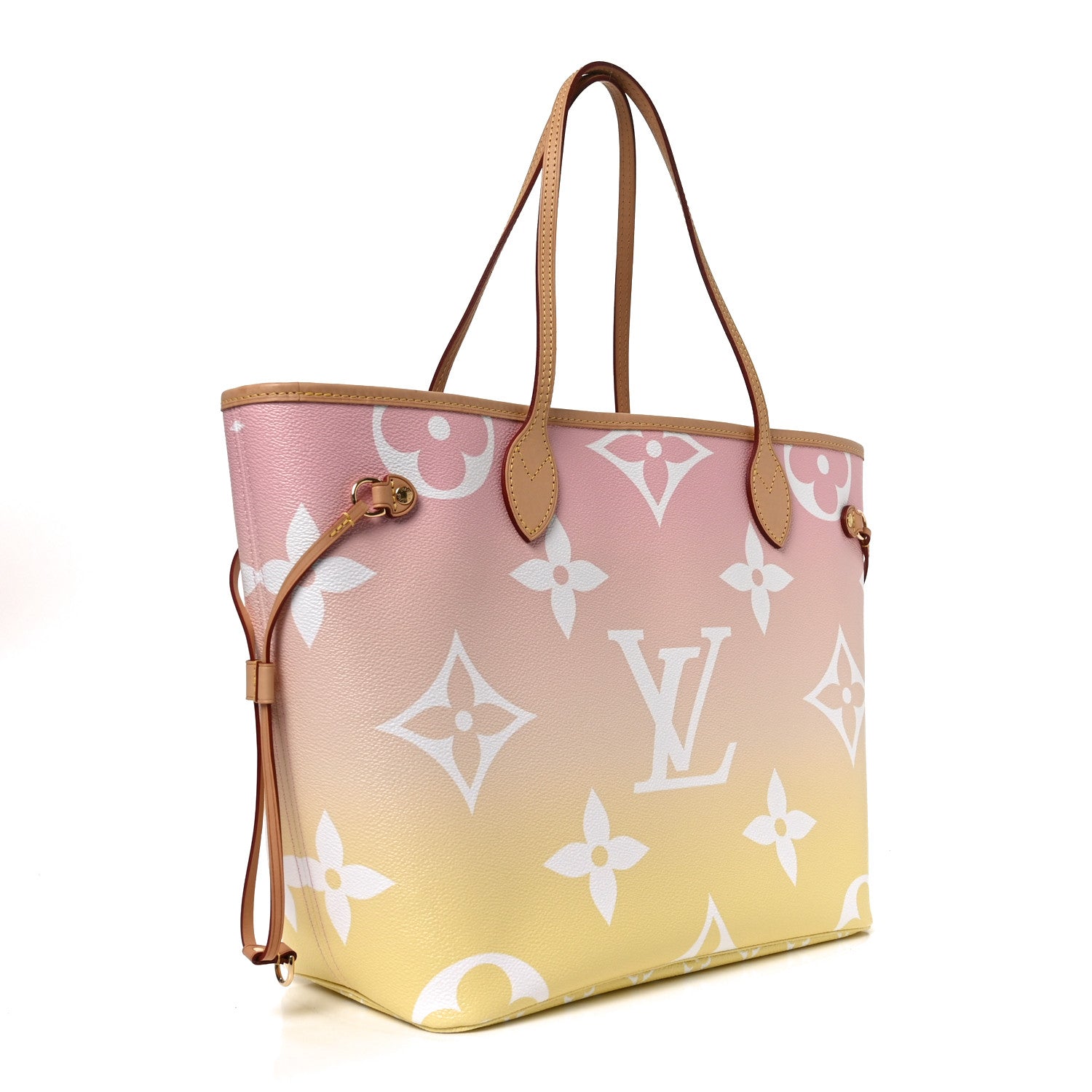 Louis Vuitton Monogram Giant By The Pool Neverfull MM Light Pink 3 of 10