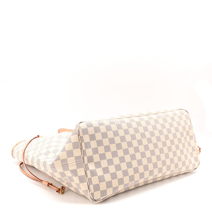 Louis Vuitton Damier Azur Neo Neverfull GM Rose Ballerine 5 of 10