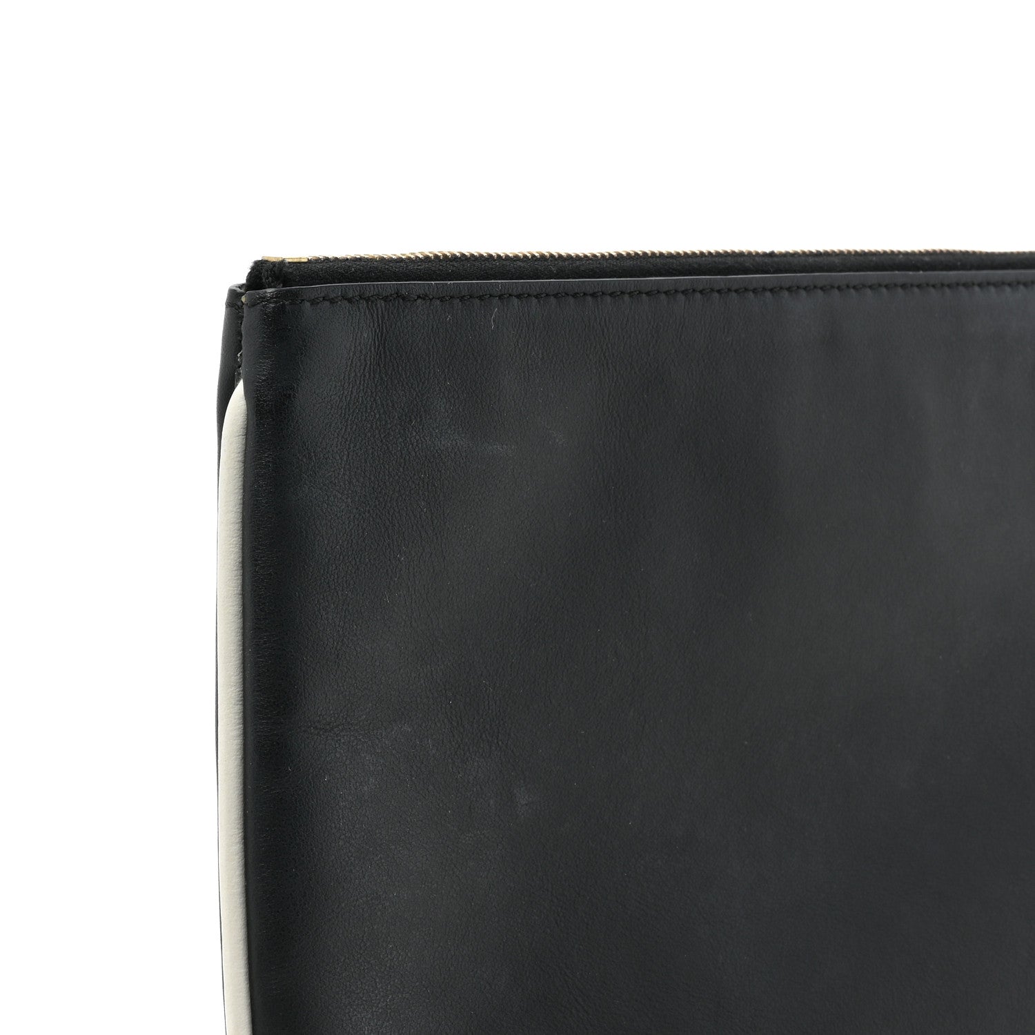 Fendi Vitello Century Opaco F is Fendi Bi-Color Triplette Pouch Set Black 15 of 15
