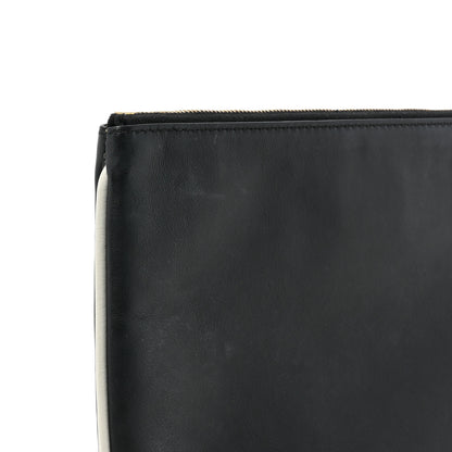 Fendi Vitello Century Opaco F is Fendi Bi-Color Triplette Pouch Set Black 15 of 15