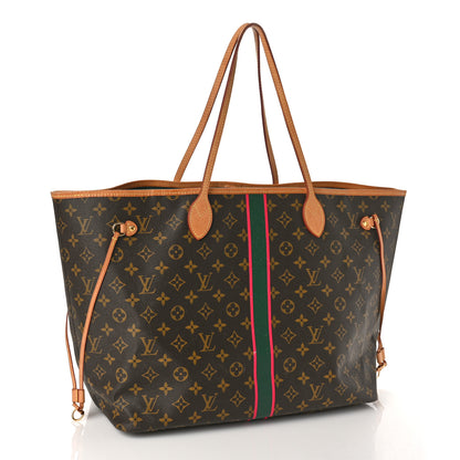 Louis Vuitton Monogram My LV Heritage Neverfull GM Vert Anglais Fuchsia 4 of 9