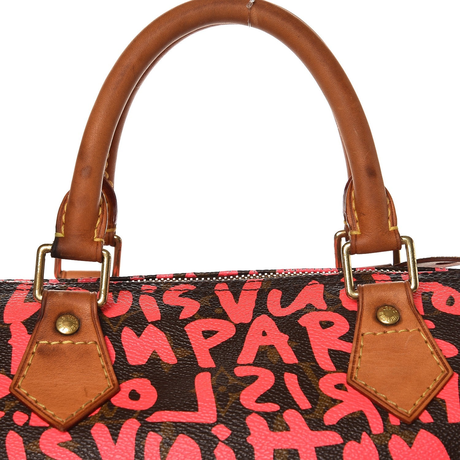Louis Vuitton Monogram Graffiti Speedy 30 Fuchsia 11 of 12