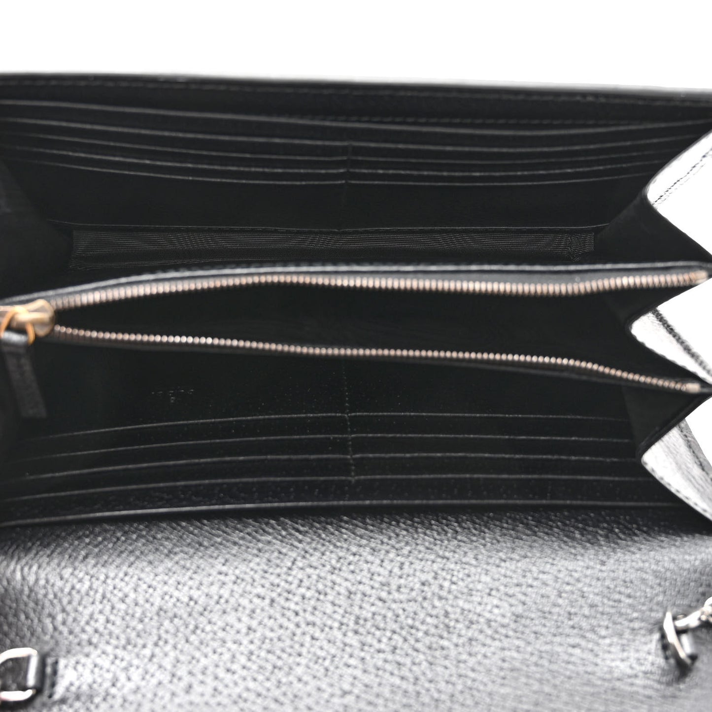 Calfskin Web Mini Dionysus Chain Wallet Black