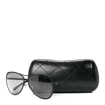 Chanel Pilot Summer Aviator Sunglasses 4223 Black 8 of 8