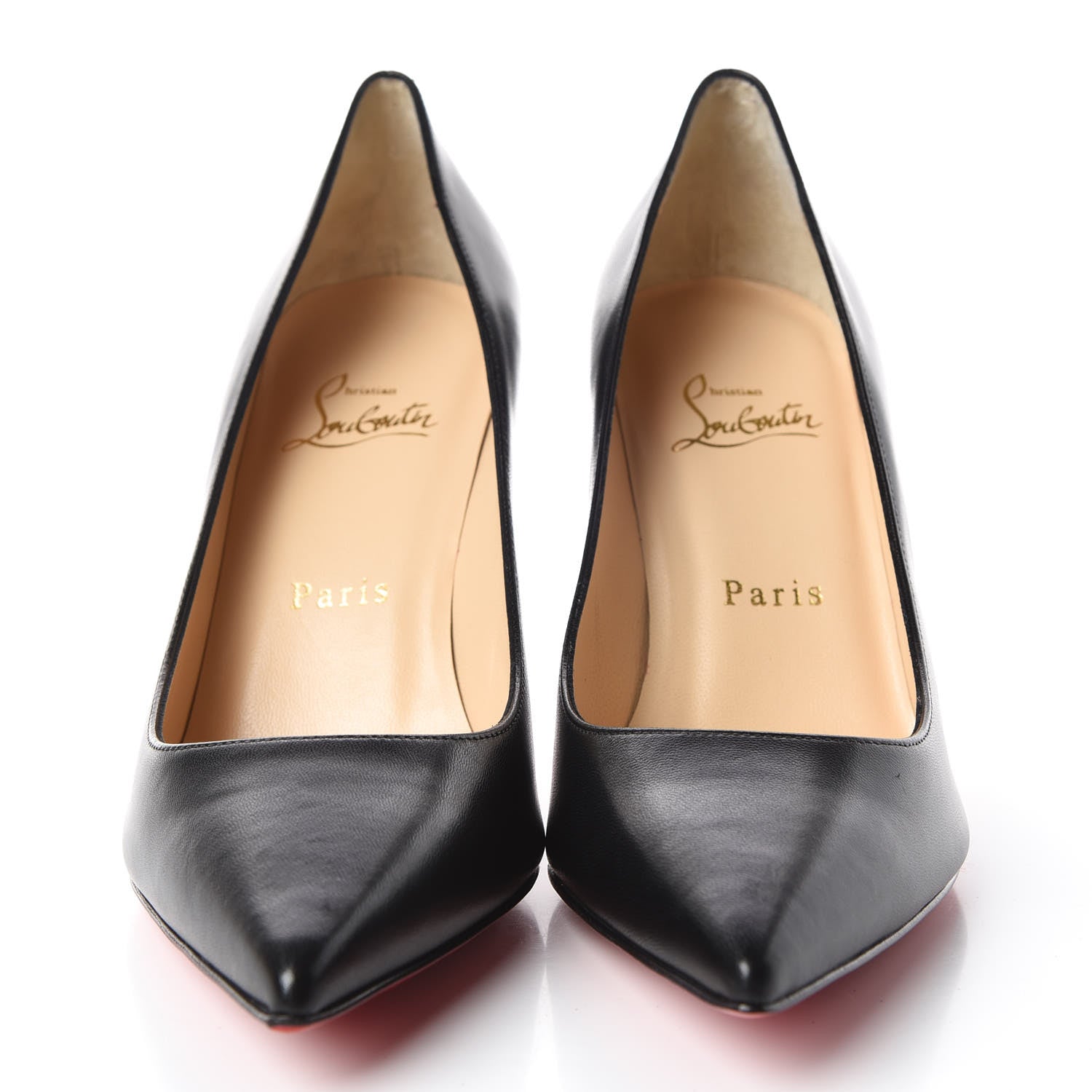 Christian Louboutin Nappa Decoltish 85 Pumps 37.5 Black 2 of 9